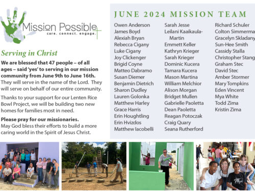 Pray for our 2024 Mission Team!